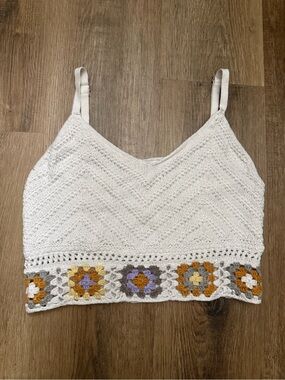 NWOT Hollister Crochet Tank Top